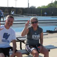 Two Lakers anchoring up.